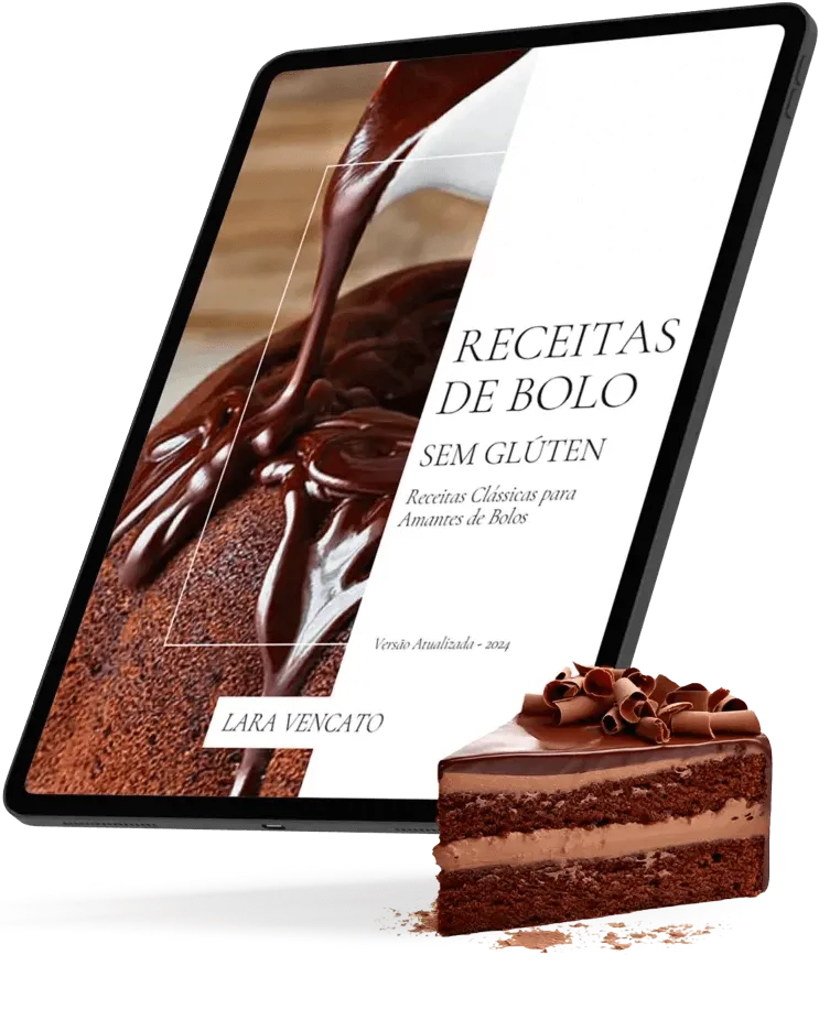 Livro de receitas Bolos Sem Glúten